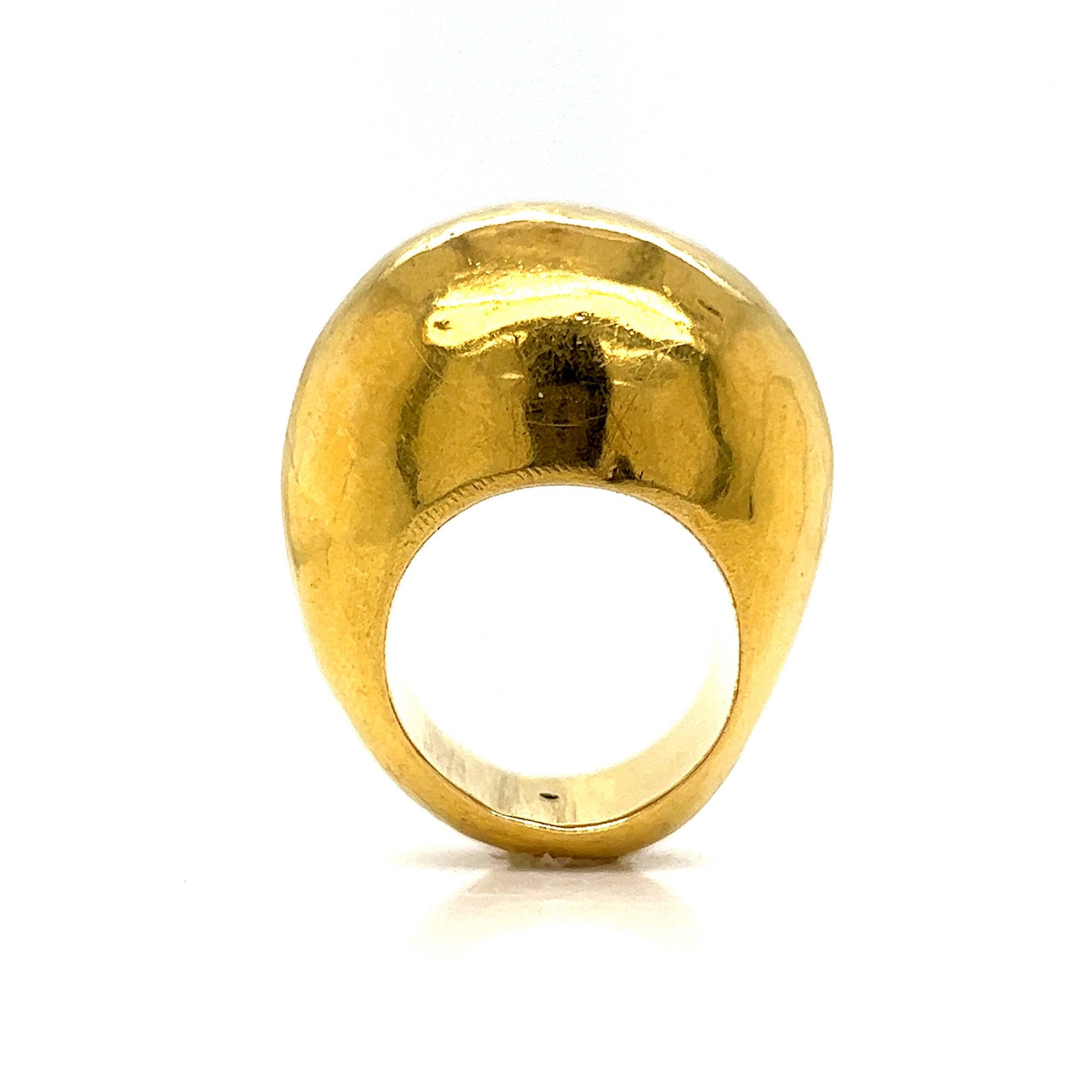 Rebecca Koven Dome Cocktail Ring in 18k Yellow Gold