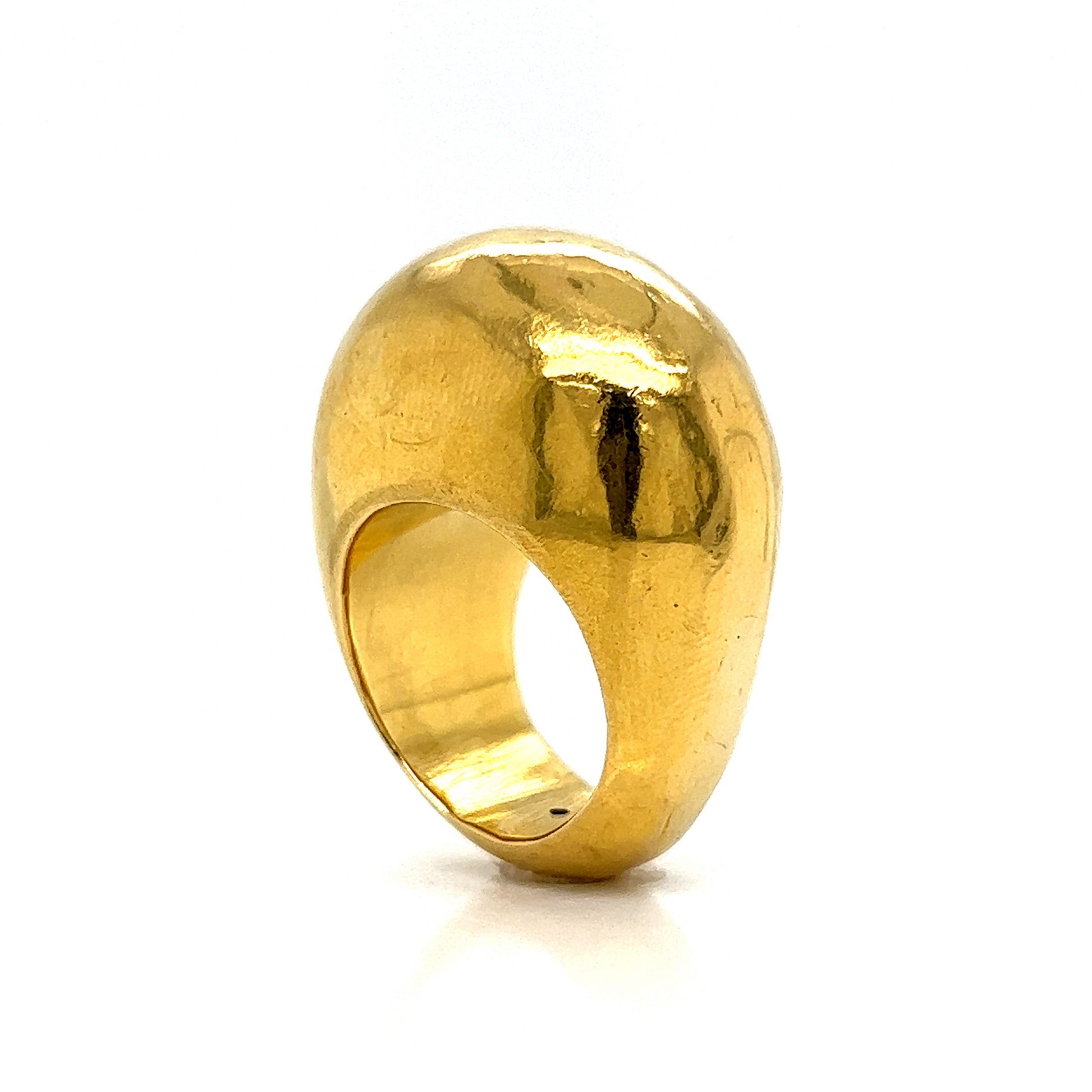 Rebecca Koven Dome Cocktail Ring in 18k Yellow Gold