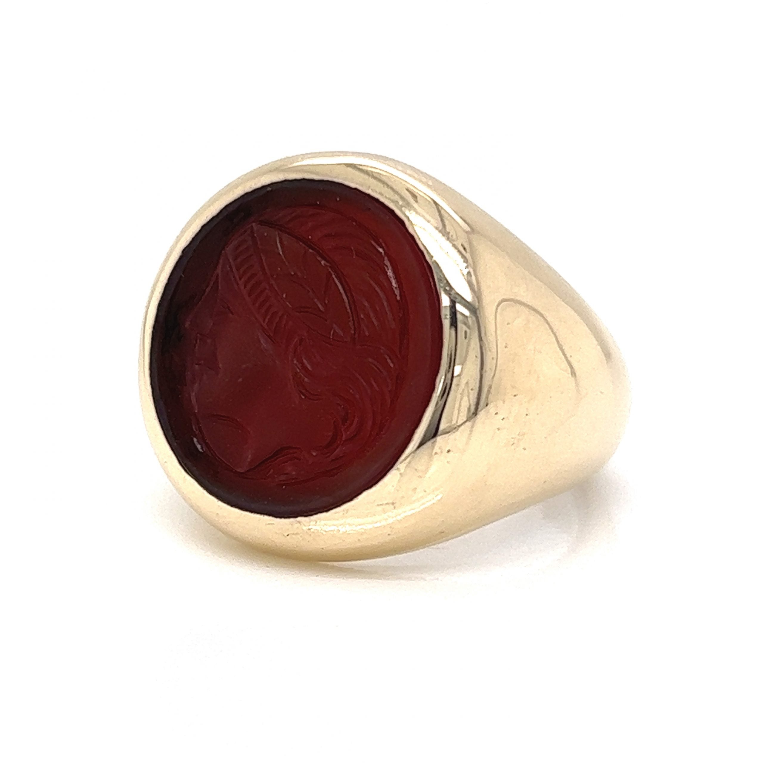 Red deals sardonyx ring