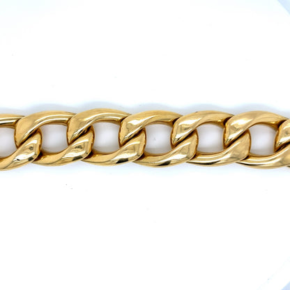 Chunky Open Link Bracelet in 18k Yellow Gold