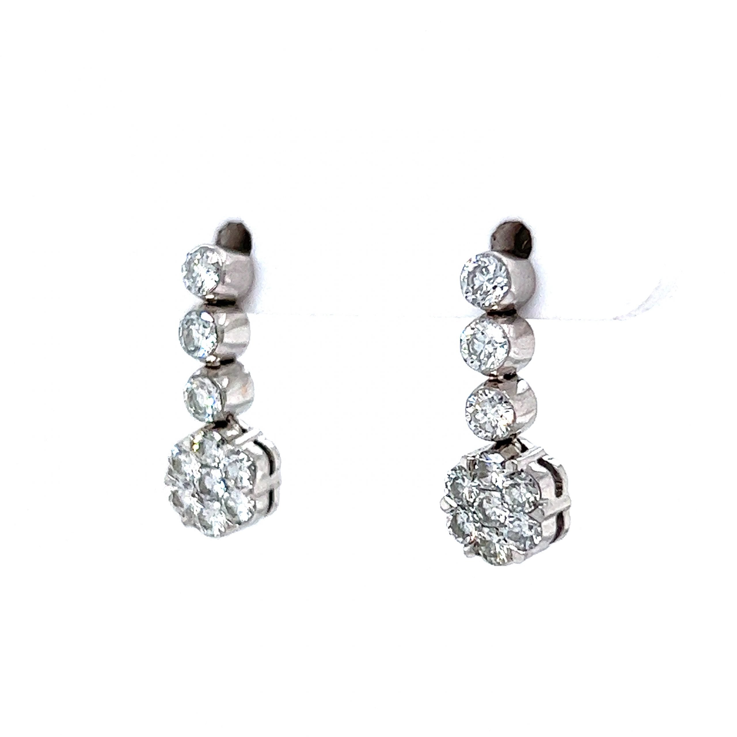 Diamond Hoop Earrings | Diamond Mansion