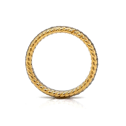 Tiffany & Co. Rope Diamond Eternity Band in 18k Gold & Platinum