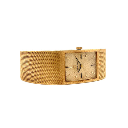 Mid-Century Men's Omega Watch in 14k Yellow Gold