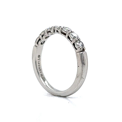 Tiffany & Co. Round Brilliant Diamond Wedding Band in Platinum