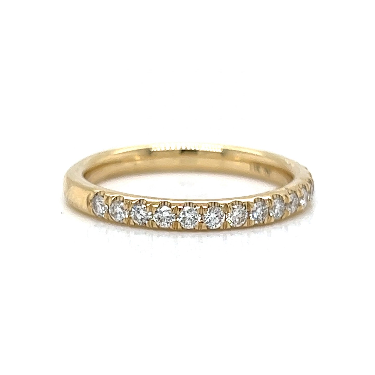 .34 Classic Round Diamond Wedding Band in 14k Yellow Gold