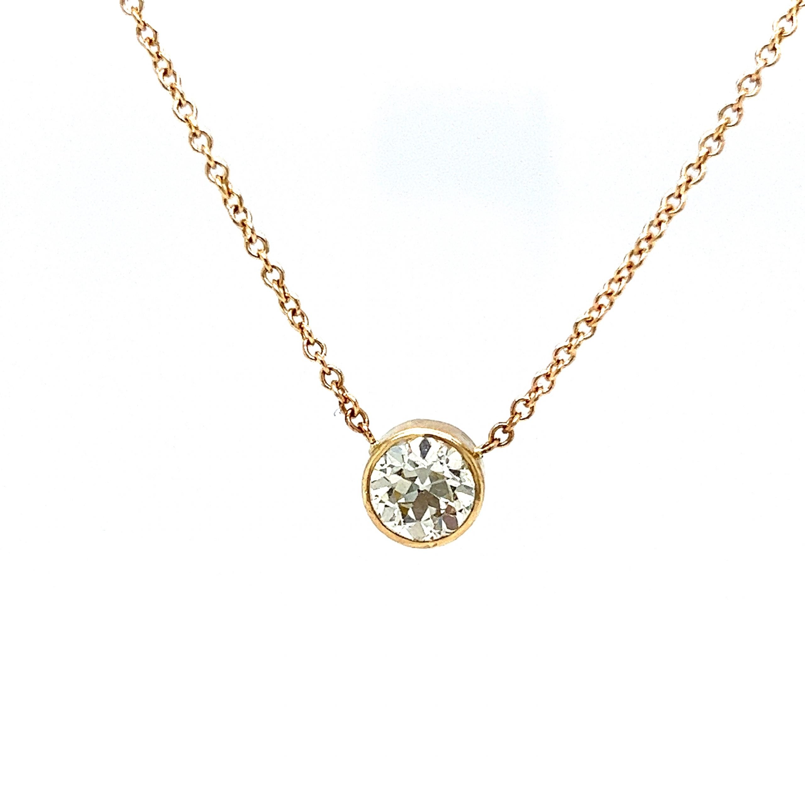 Diamond Cross /14k Gold Pave Diamond Cross Necklace / Minimal Diamond Cross