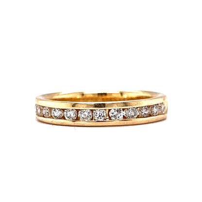 .36 Classic Channel Set Diamond Wedding Band in 14k Gold