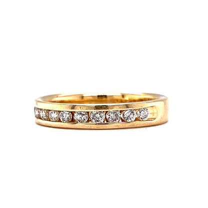 .36 Classic Channel Set Diamond Wedding Band in 14k Gold