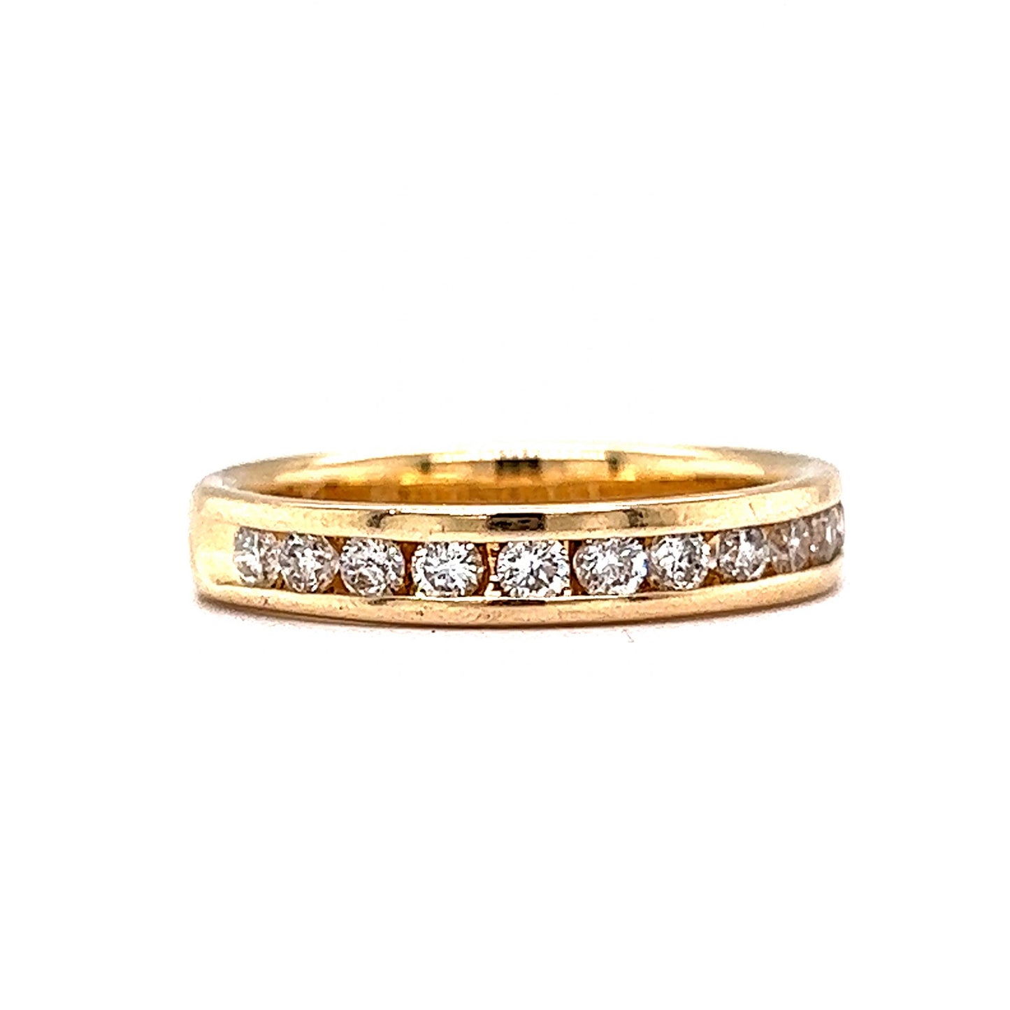 .36 Classic Channel Set Diamond Wedding Band in 14k Gold