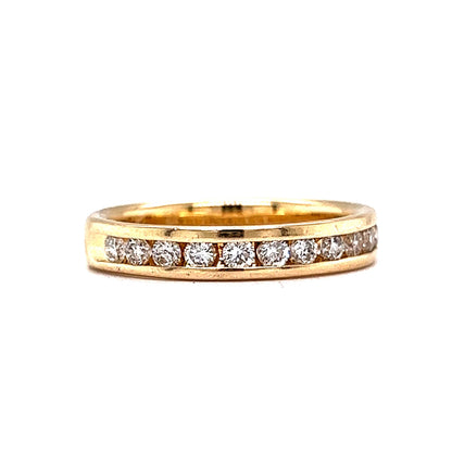 .36 Classic Channel Set Diamond Wedding Band in 14k Gold