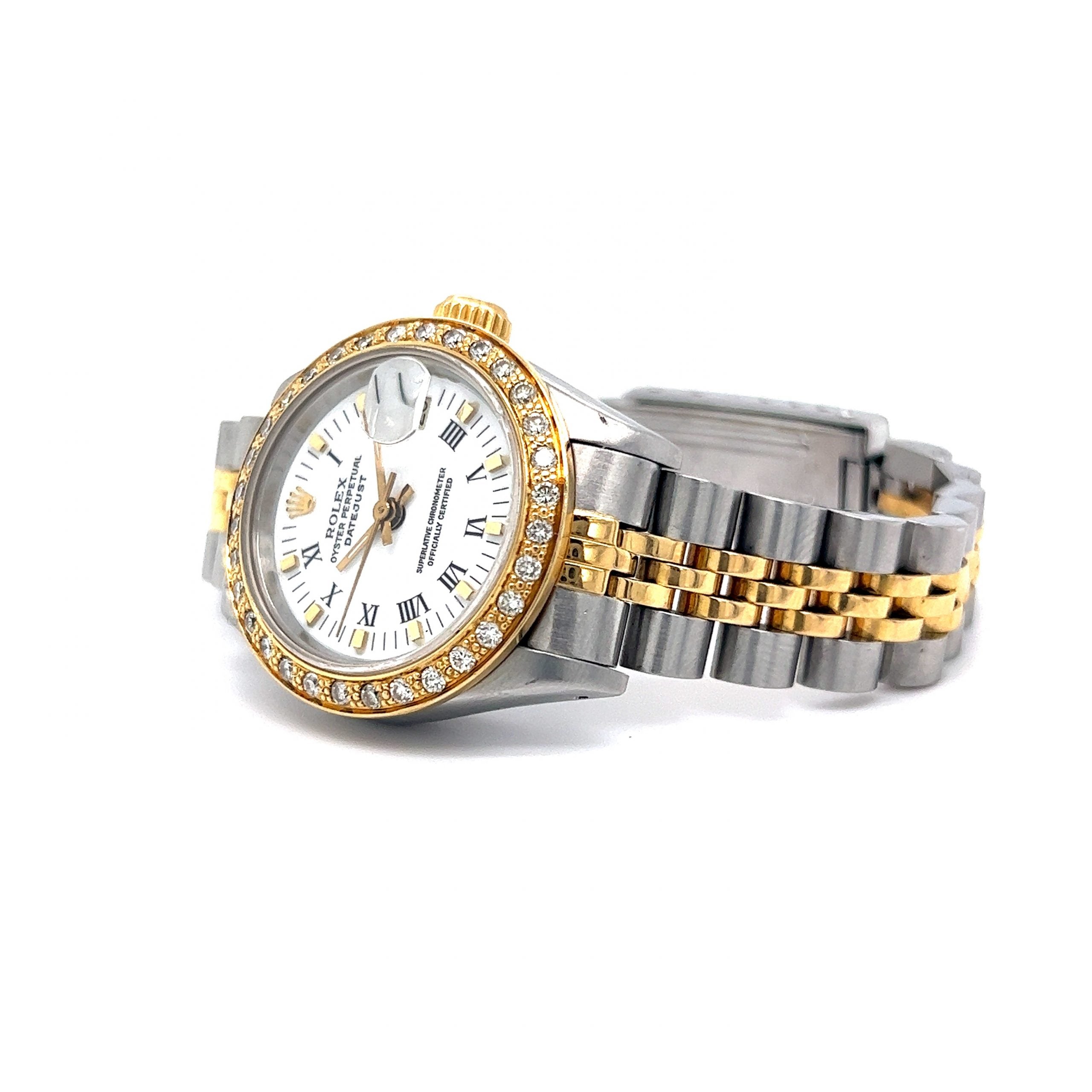 Rolex Two Tone 26mm Datejust Ref: 69173 in 18k & SS – Filigree