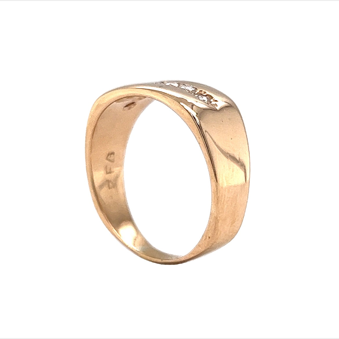 9ct Rose White & Yellow Gold Stacking Rings | Buy Online | Free Insured UK  Delivery