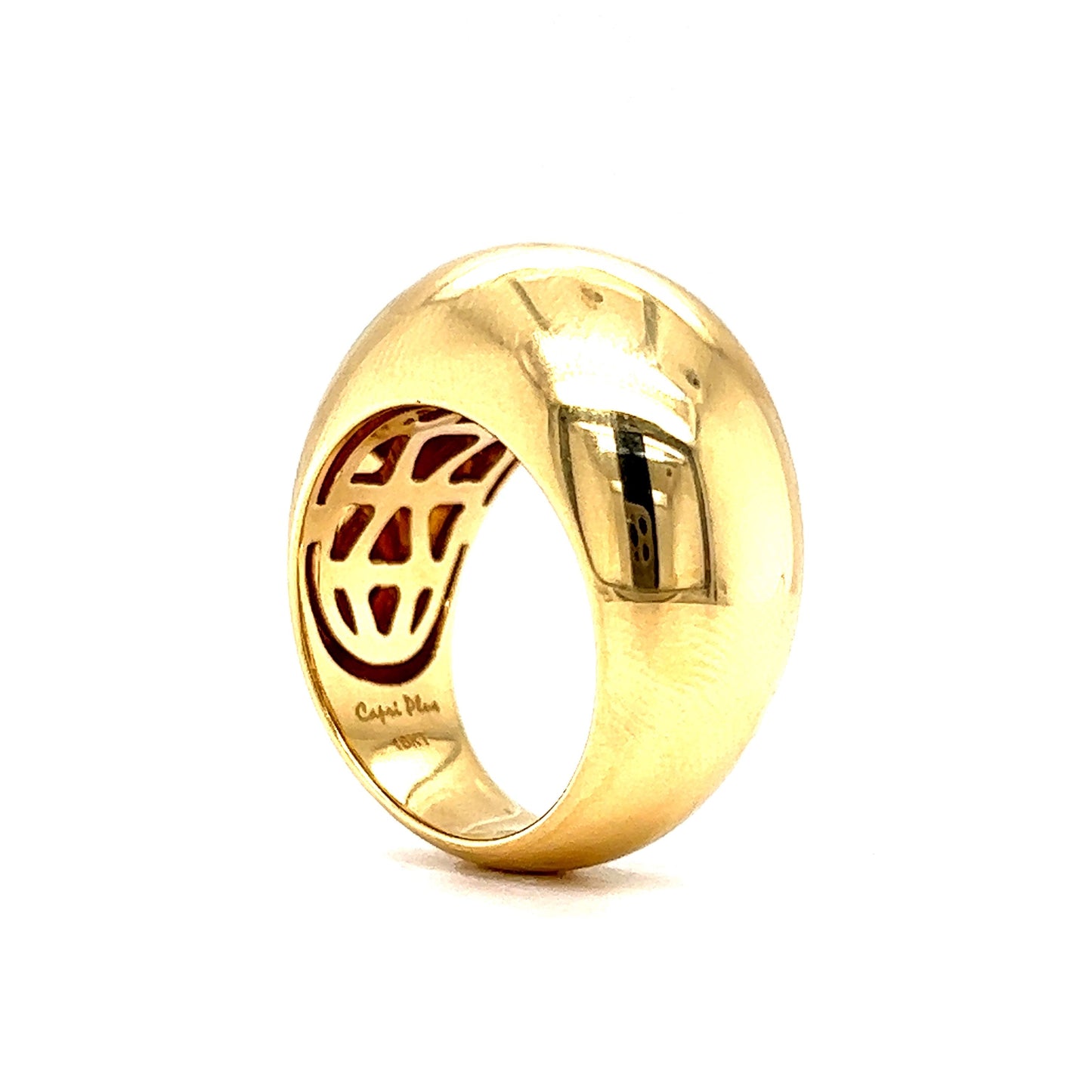 Roberto Coin Capri Plus Diamond Ring in 18k Yellow Gold