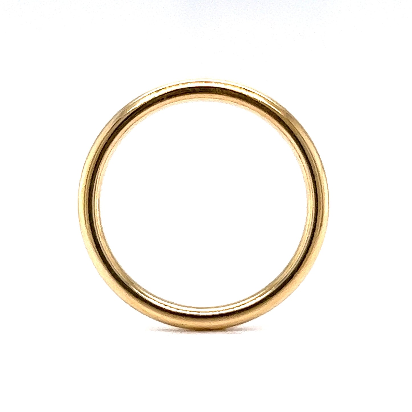 Thin 2mm Wedding Band in 14k Yellow Gold