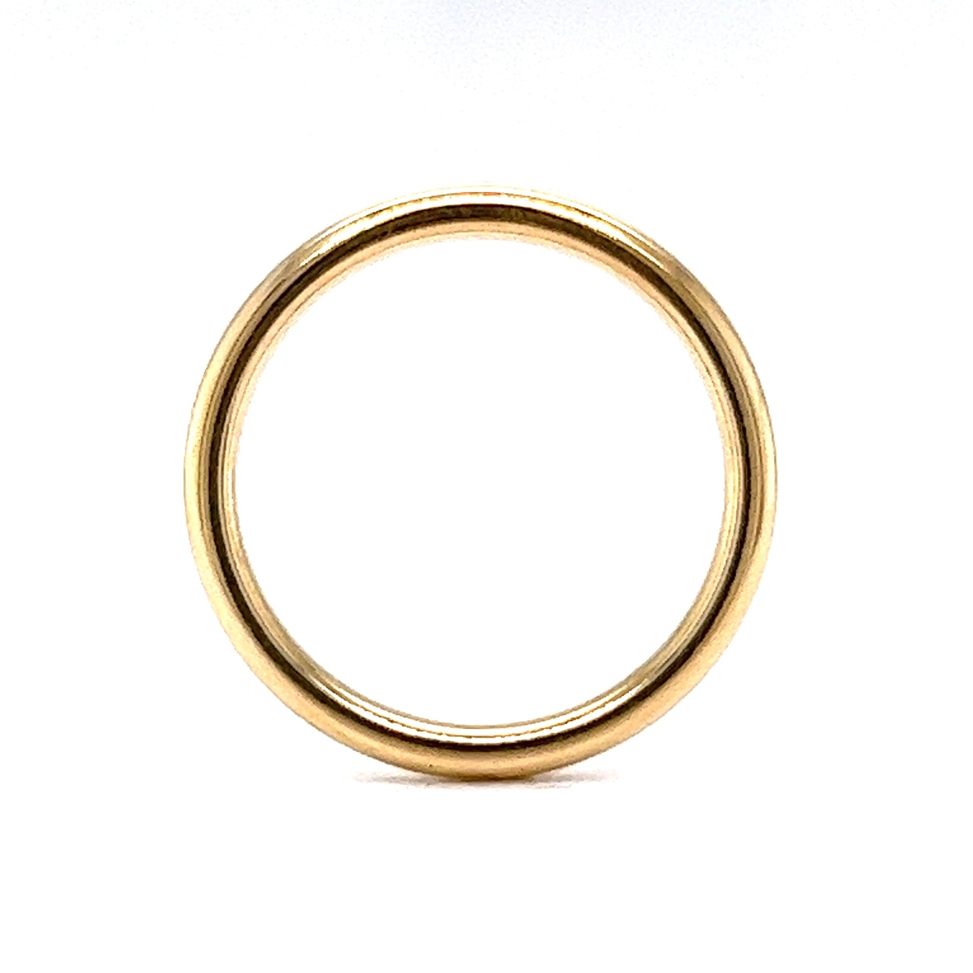 Thin 2mm Wedding Band in 14k Yellow Gold