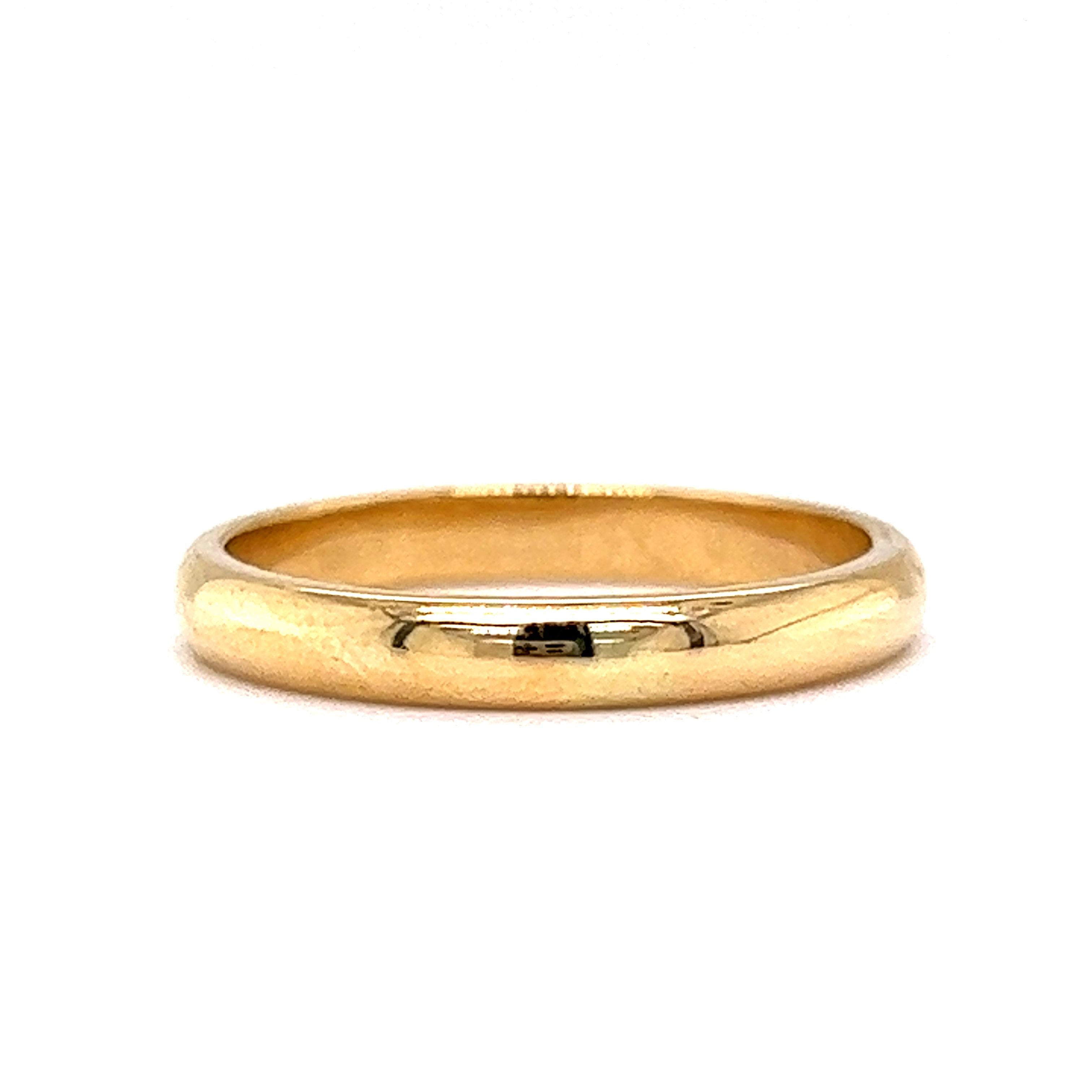 Tiffany & co discount 18kt yellow gold band