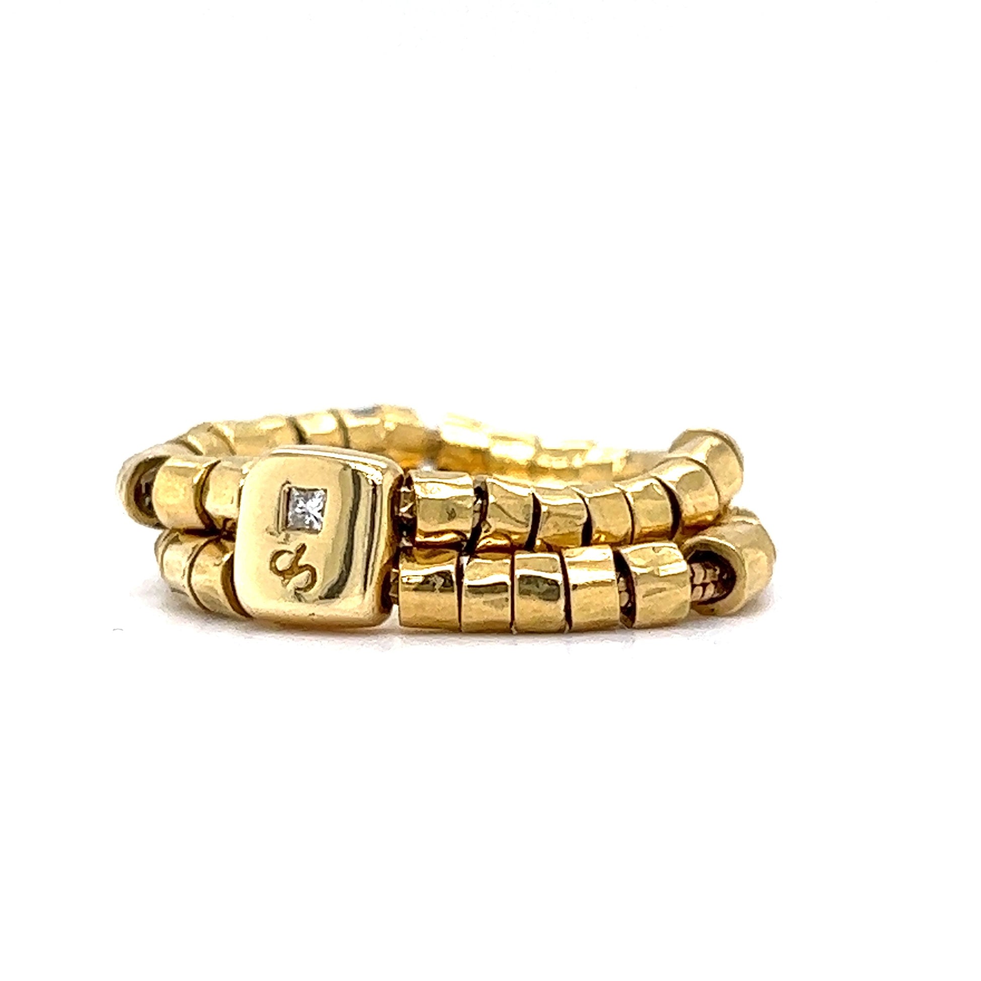 H. Stern Fleixible Stacking Ring in 18k Yellow Gold