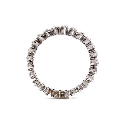 Marquise Cut Diamond Eternity Band in Platinum