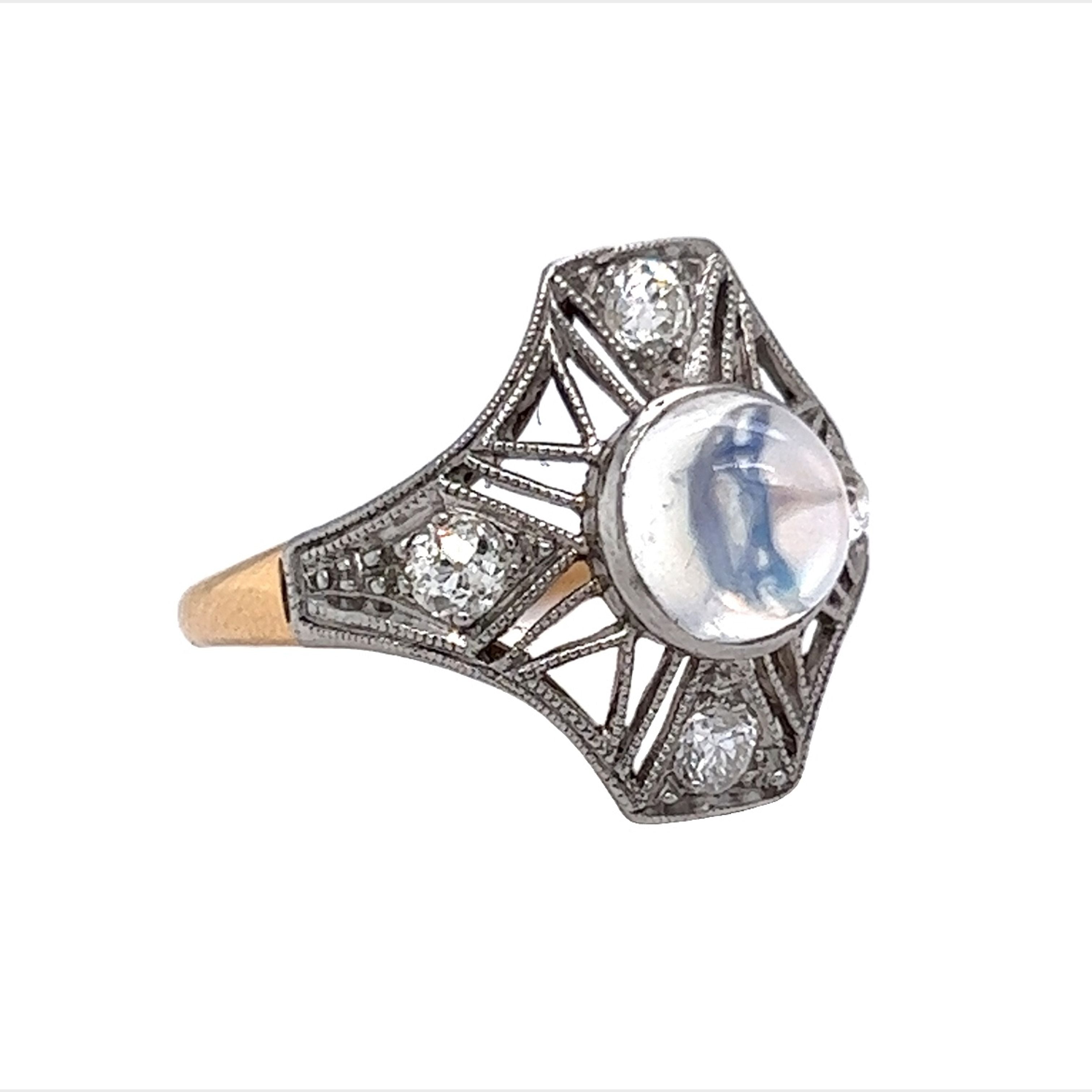 Art deco deals right hand ring