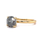 1.75 Salt & Pepper Diamond Engagement Ring in 14k Yellow Gold