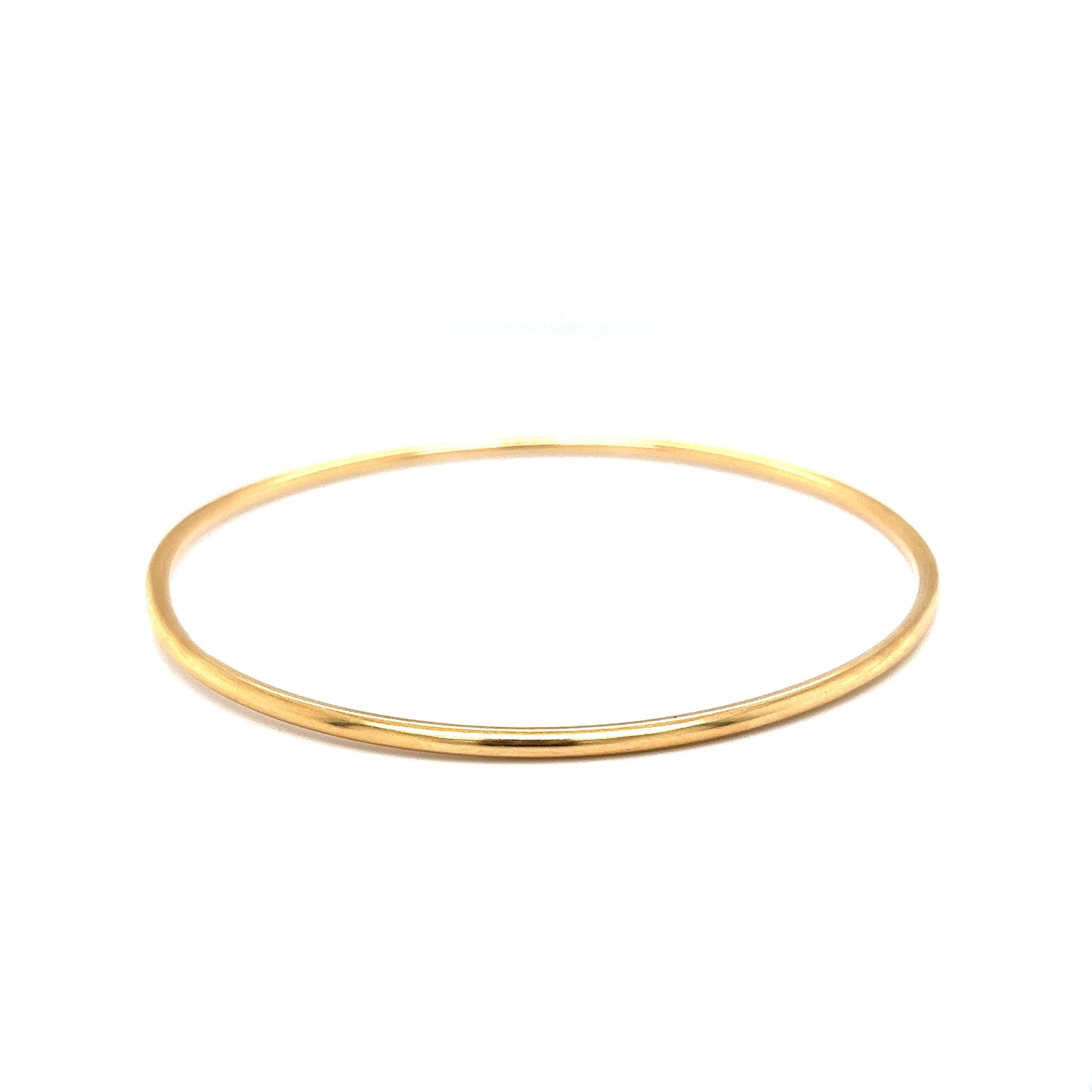 2mm Classic Bangle Bracelet in 14k Yellow Gold