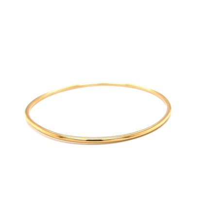 2mm Classic Bangle Bracelet in 14k Yellow Gold