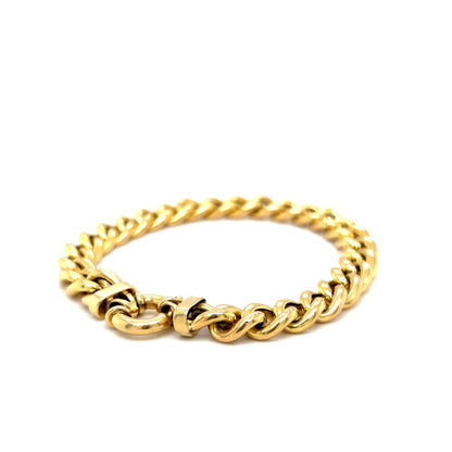 Classic Curb Link Bracelet in 14k Yellow Gold