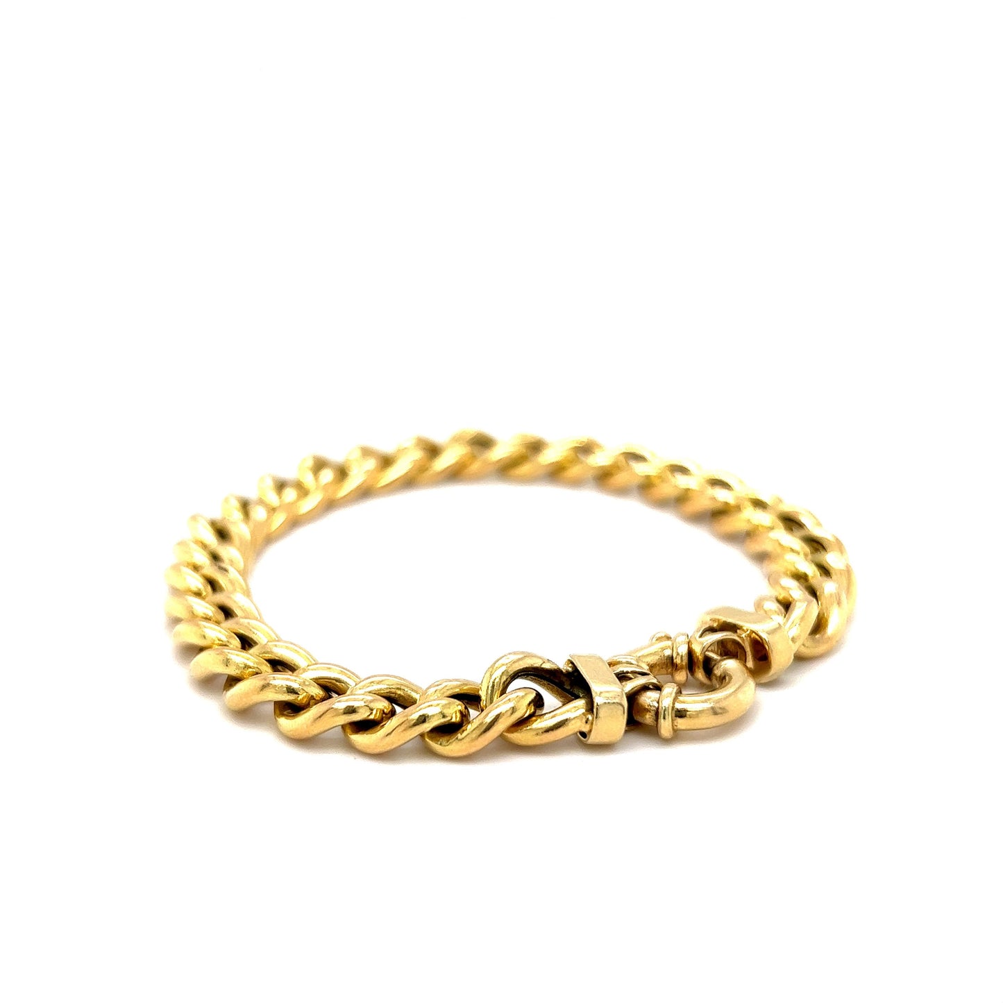 Classic Curb Link Bracelet in 14k Yellow Gold