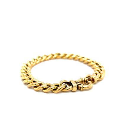 Classic Curb Link Bracelet in 14k Yellow Gold