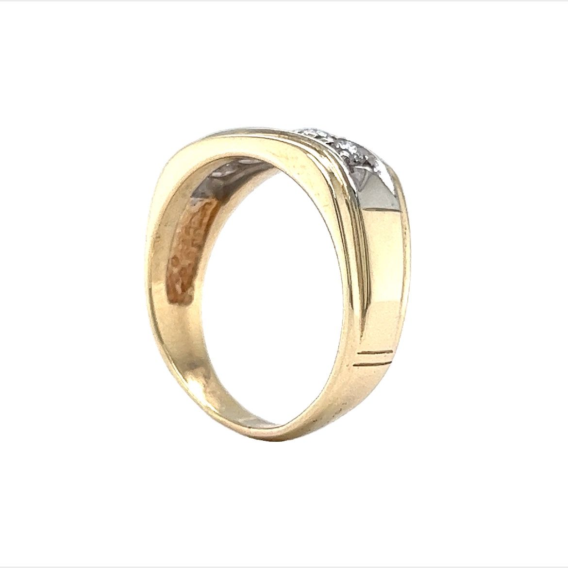 Buy BEEZAL 14KT Real Gold Jewellery Ring Designed (Weight: More than  1.20gms) with Cubic Zironica Diamond | The Adjustable Piece can fit any  Size Finger | BIS Hallmarked Jewellery at Amazon.in
