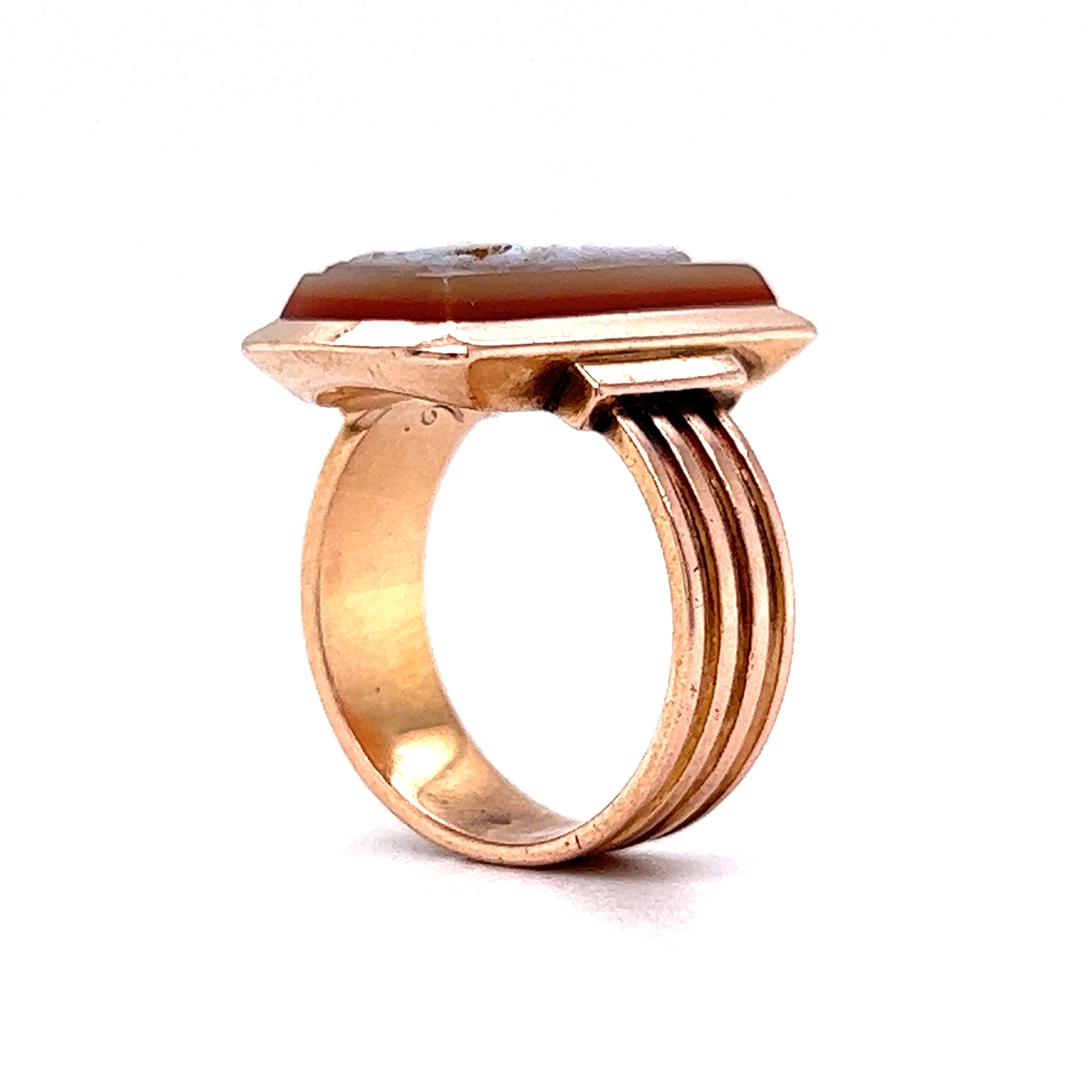 Glam shell rose ring store