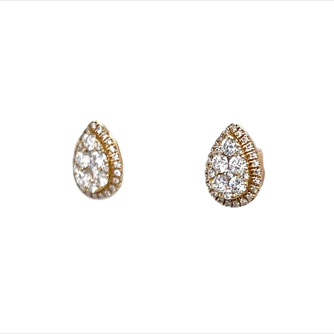 Pink Color American Diamond Earrings (ADE440PNK)