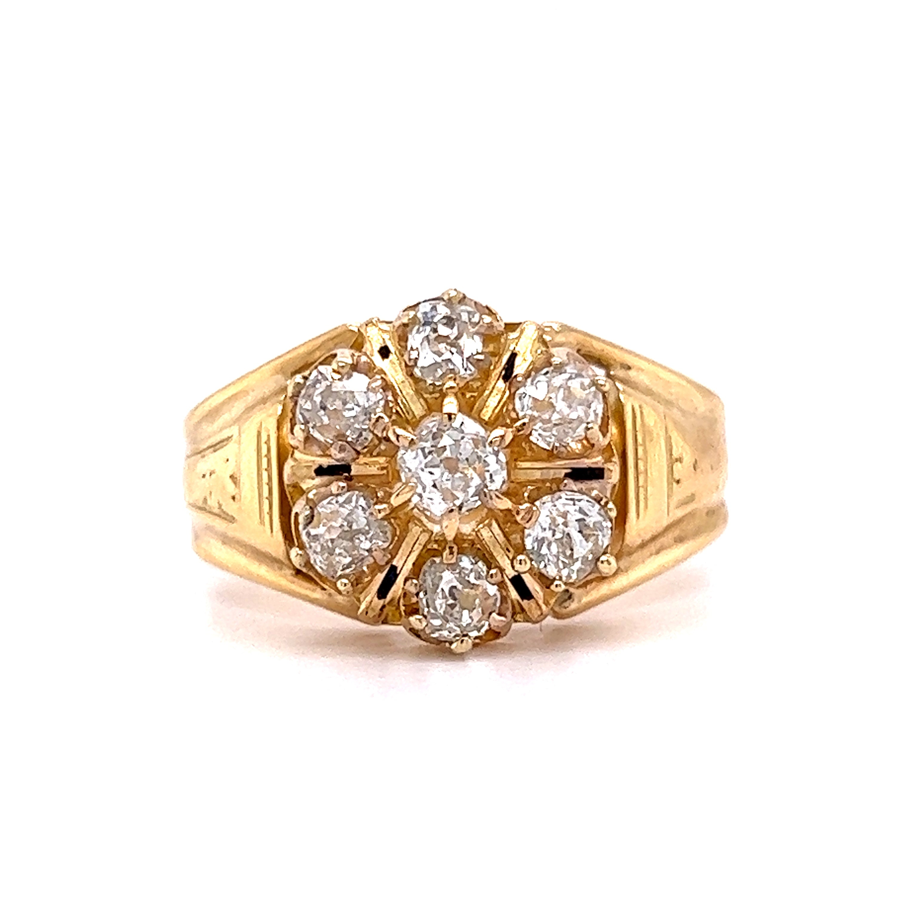 Lenora Dame Classic Cluster Cocktail Statement deals Ring