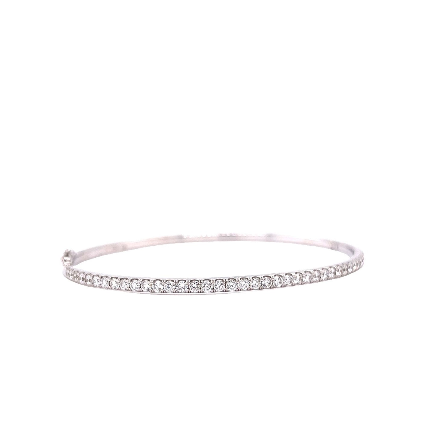 1 Carat Diamond Tennis Bracelet in 14k White Gold