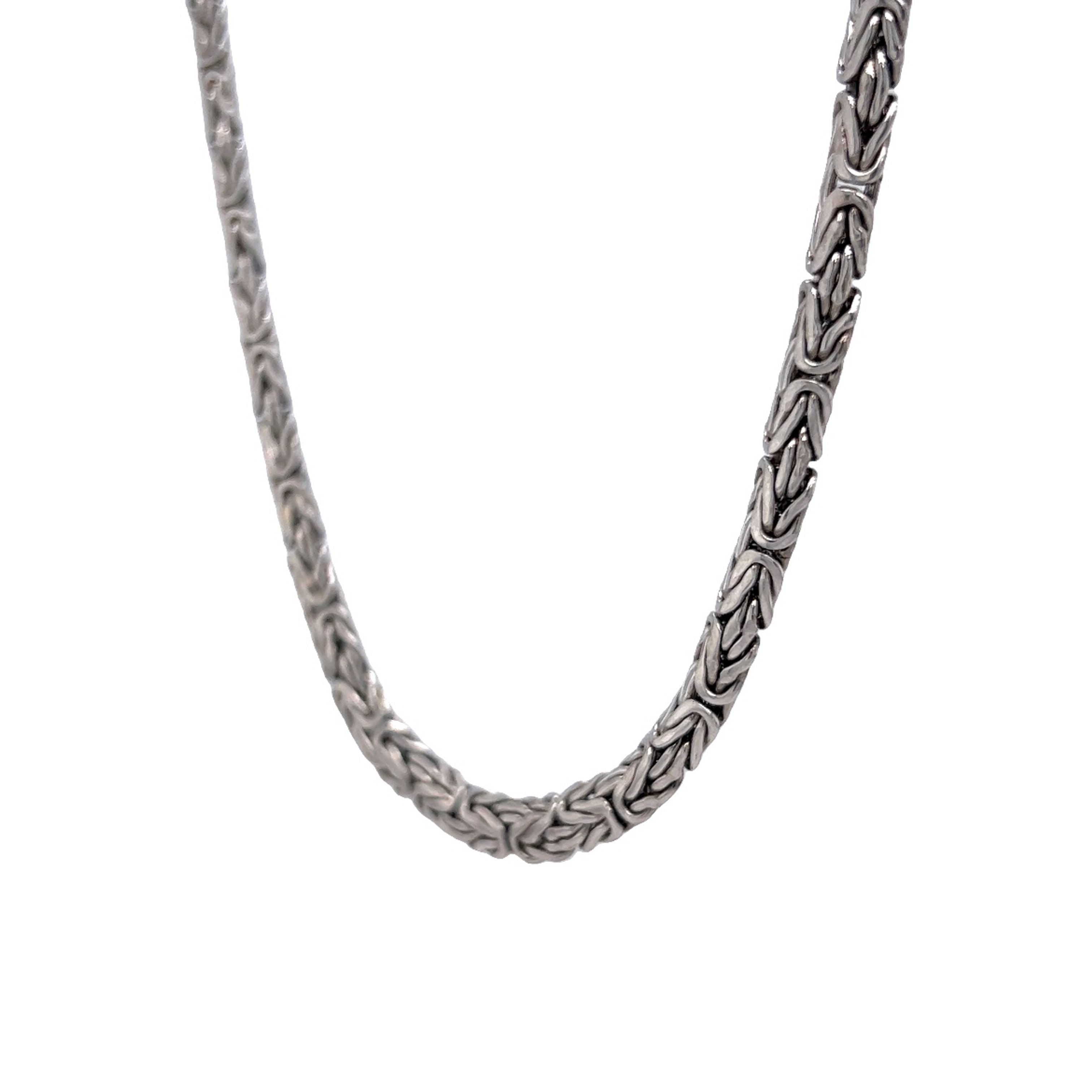 White Gold and Diamond Rondel Rope Chain Necklace by Fope - Turgeon Raine