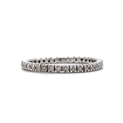 .35 Round Diamond Eternity Wedding Band in 14k White Gold