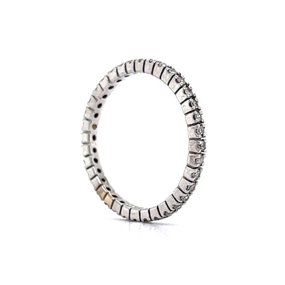 .35 Round Diamond Eternity Wedding Band in 14k White Gold