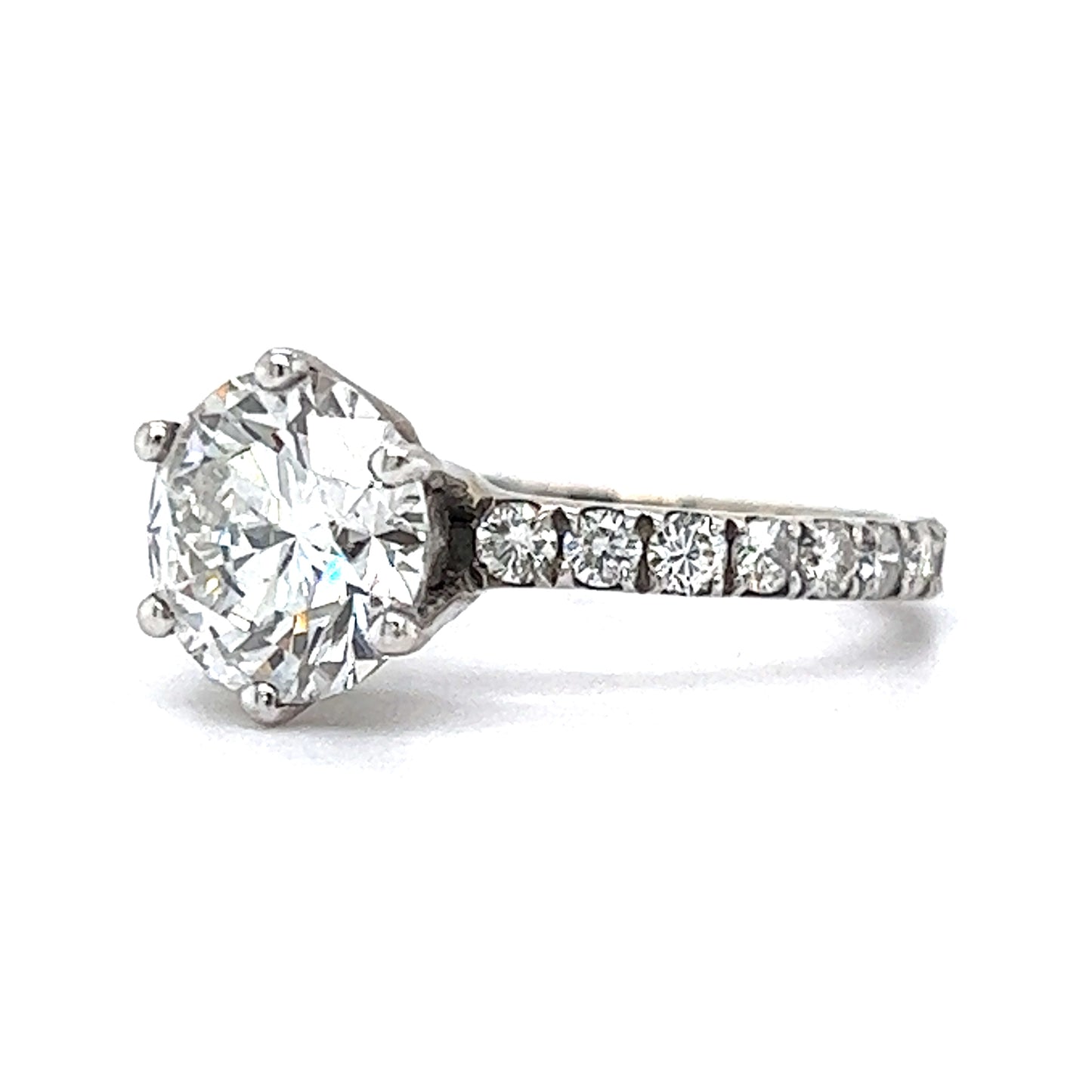 GIA 2 Carat Diamond Solitaire Engagement Ring