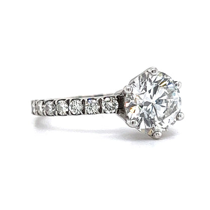 GIA 2 Carat Diamond Solitaire Engagement Ring