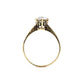 1.02 Victorian Diamond Engagement Ring in 14k Yellow Gold
