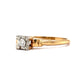 .07 Transitional Solitaire Engagement Ring in 14k Yellow & White Gold