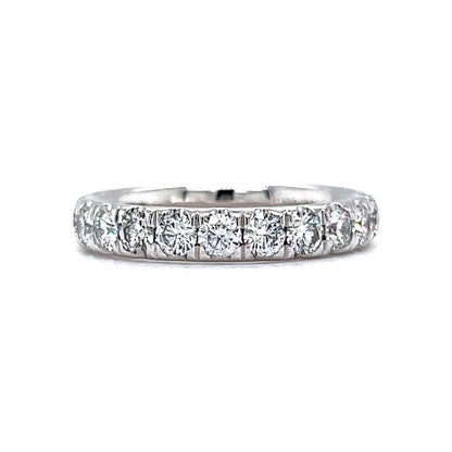 .95 Round Brilliant Diamond Wedding Band in Platinum