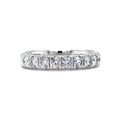 .95 Round Brilliant Diamond Wedding Band in Platinum