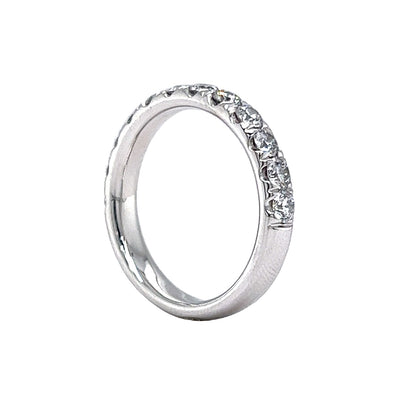 .95 Round Brilliant Diamond Wedding Band in Platinum