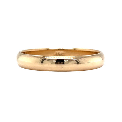 Classic Wedding Band in 14k Yellow Gold