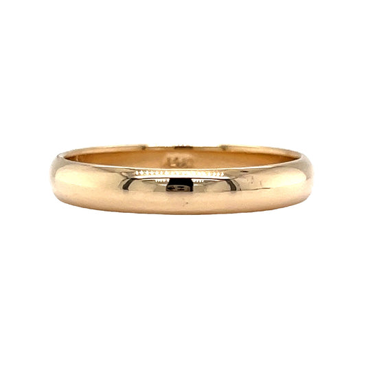 Classic Wedding Band in 14k Yellow Gold