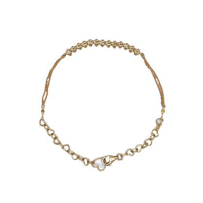 .87 Round Brilliant Cut Diamond Bracelet in 14k Yellow Gold