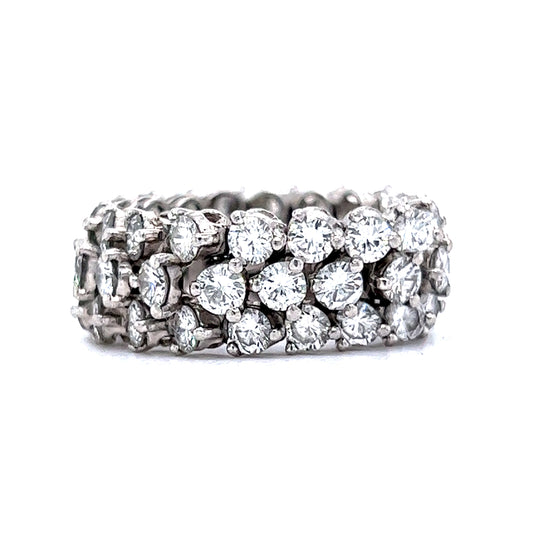 Flexible Diamond Eternity Band in Platinum