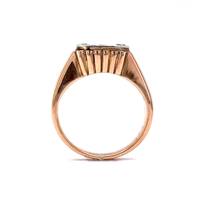 .30 Diamond & Sapphire Right Hand Ring in 18k Rose Gold