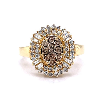 Effy Diamond Ballerina Ring in 14k Yellow Gold